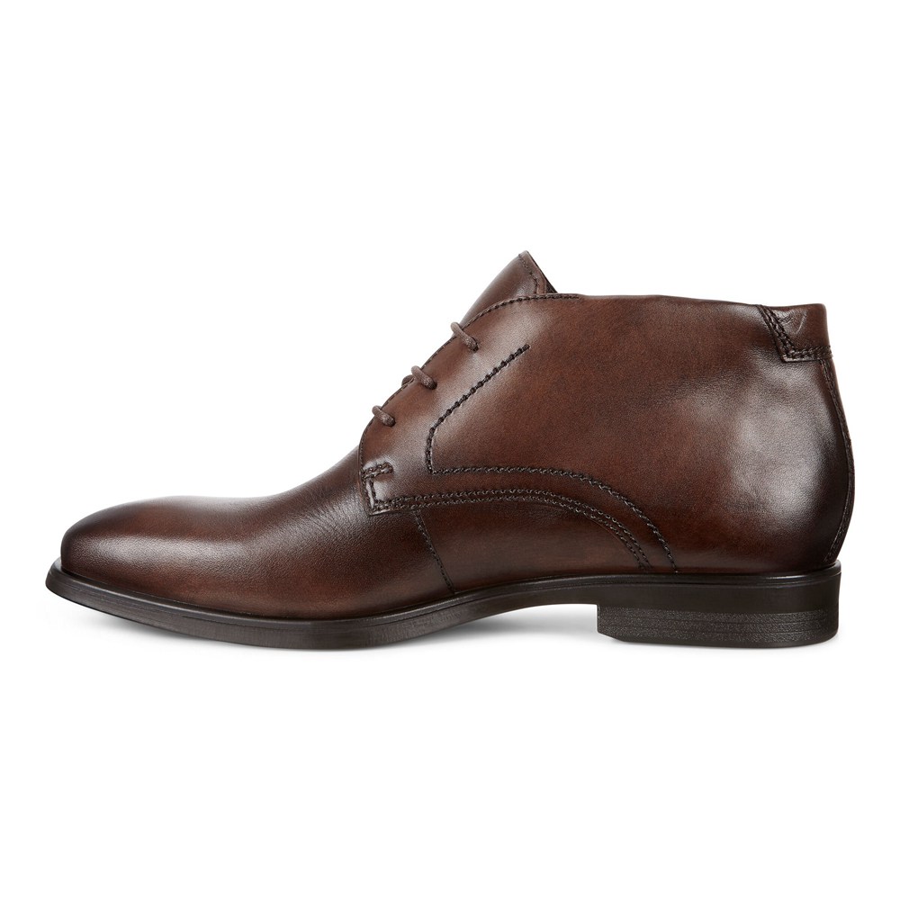 Botas Hombre - ECCO Melbourne Dress - Marrom - DGL125906